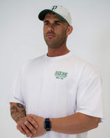 'Fighters Club' T-Shirt - White & Green